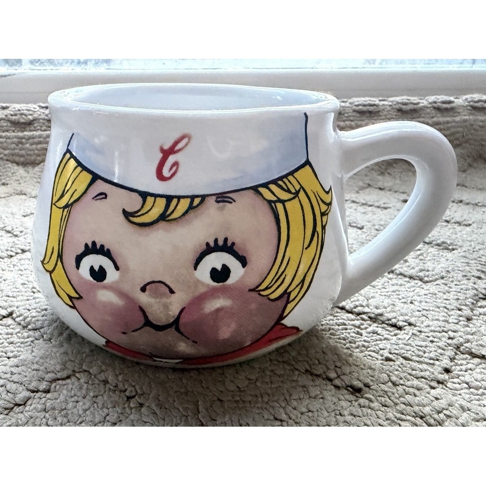 Vintage Campbell's Soup Blonde Girl Mug